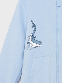 تصویر سویشرت پسرانه sinsay طرح دلفین رنگ آبی آسمانی - 4 تا 5 سال ا lc waikiki kids sweatshirt lc waikiki kids sweatshirt