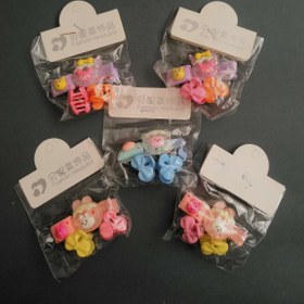 تصویر گل سر - خرگوش صورتی 