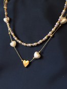 تصویر ست گردنبند قلب 