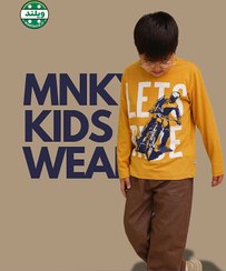 تصویر بلوز آستین بلند پسرانه طرح موتور 7 تا 10 سال 