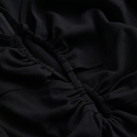 تصویر پیراهن رسمی زنانه سیاه اچ اند ام 1109714001 ا Bedene Oturan Halter Yaka Elbise Bedene Oturan Halter Yaka Elbise