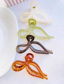 تصویر کلیپس پاپیونی رنگی 