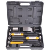 تصویر کیت ۷ عددی ابزار صافکاری LK مدل C1003 