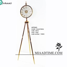 تصویر ساعت ایستاده نقره ای مدل 5000 standing clock