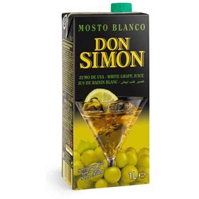 تصویر آبمیوه طبیعی اسپانیایی دن سیمون Don Simon MOSTO آب انگور سفید 1 لیتر 