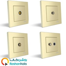 تصویر کلید و پریز ویرا مدل ا Veera Switch And Sockets Silver Gray Veera Switch And Sockets Silver Gray