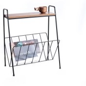 تصویر استند کنار مبلی دکوراتیو روزنامه،کارن برند اُرفیک 