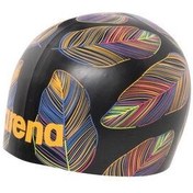 تصویر کلاه شنا چند رنگ مردانه و زنانه برگهای در حال سقوط استخر شکل استخوانی 1E774209 Arena 