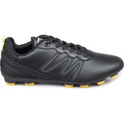 تصویر کفش فوتبال چمن مصنوعی مشکی مدل 28524 برند jump 28524 Black Turf Astroturf Football Boots