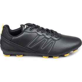 تصویر کفش فوتبال چمن مصنوعی مشکی مدل 28524 برند jump 28524 Black Turf Astroturf Football Boots