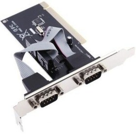 تصویر کارت PCI به 2 پورت 9 پین سریال (COM) رویال مدل RP-232 