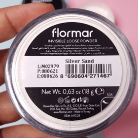 تصویر پودر بیک فلورمار Flormar Loose Invisible Powder