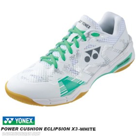 تصویر کفش بدمینتون یونکس YONEX POWER CUSHION ECLIPSION X3 - WHITE 