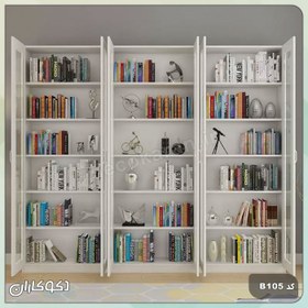 تصویر بوفه + کتابخانه دکوکاران مدل B105 