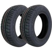 تصویر لاستیک ایران تایر سایز 185/65R14 گل کارنا دو حلقه ای 185/65/14 IRAN TIRE KARENA