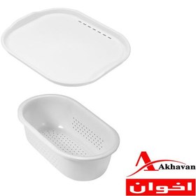 تصویر سینک ظرفشویی یک و نیم لگنه اخوان کد 75 روکار - راست Akhavan Model 75 Type On-Sit Sink