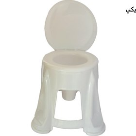 تصویر توالت فرنگی پلاستیکی دور باز Open Round Plastic Toilet