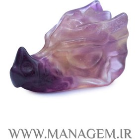 تصویر مجسمه اژدها فلوریت 