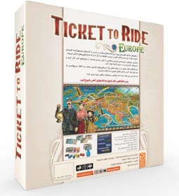 تصویر بازی فکری تیکت تو راید اروپا Ticket to Ride: Europe