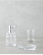 تصویر ست حمام دستشویی 3 ST را شفاف کنید English Home 