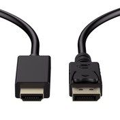 تصویر کابل دیسپلی پورت به اچ دی ام ای 1.5 متری cable displayport to hdmi 1.5m