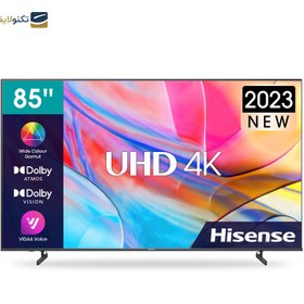 تصویر تلویزیون ال ای دی هوشمند هایسنس 85 اینچ مدل 85A7K Hisense 85 inch smart led tv model 85A7K