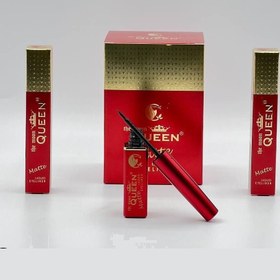 تصویر خط چشم ماژیکی و مویی Queen 