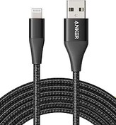 تصویر Anker Powerline+ II Lightning Cable (6ft), MFi Certified for Flawless Compatibility with iPhone Xs/XS Max/XR/X / 8/8 Plus / 7/7 Plus / 6/6 Plus / 5 / 5S and More(Black) 