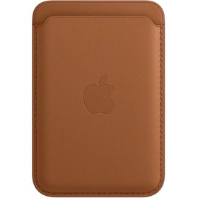 تصویر جاکارتی (ولت) مگ سیف چرمی اپل ا Apple iPhone Leather Wallet MagSafe Apple iPhone Leather Wallet MagSafe