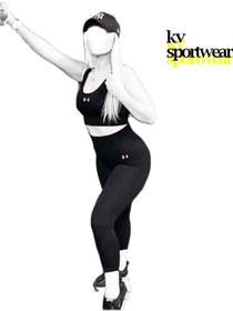 تصویر ست نیمتنه لگ ورزشی زنانه کد 06 Womens sports half body set code 06