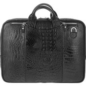 تصویر کیف اداری و لپ تاپ چرم طبیعی مهتاکLC107 