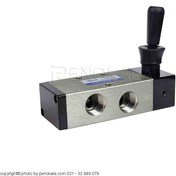 تصویر شیر دستی پنوماتیک 5/2 پیکانی سایز 1/2 | سانگو 