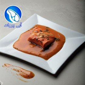 تصویر فیله ماهی قزل‌آلا کبابی شاندیزی 