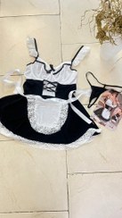 تصویر کاستوم میدی سیاه و سفید 