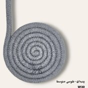 تصویر قیطان پنبه‌ای طوسی متوسط هورساز کد W130 