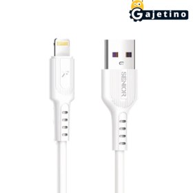 تصویر قیمت و خرید کابل شارژ آیفون کی اف سنیور مدل KF Senior S20-ip Lightning Cable 