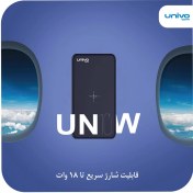 تصویر شارژر همراه یونیوو مدل UN10W ظرفیت 10000 میلی آمپر ساعت Univo UN10W 10000mAh Power Bank