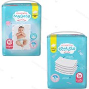 تصویر زیر انداز یکبار مصرف نوزاد مای بی بی my baby