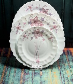 تصویر سرویس 25 پارچه آرکوپال رکسانا صورتی 201209 