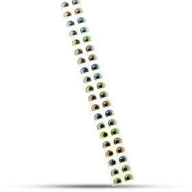 تصویر چشم رزینی عروسک کد 58 