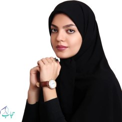 تصویر مقنعه خبر نگاری دبیری کرپ اعلاء 