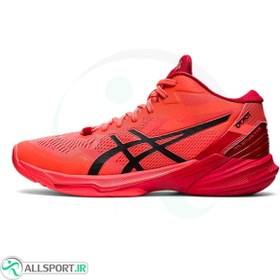 تصویر کفش والیبال زنانه اسیکس طرح اصلی Asics Sky Elite Ff Mt 2 M Red 