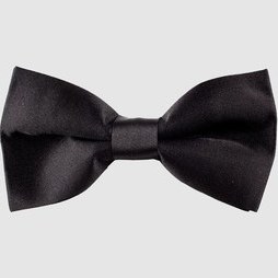 تصویر پاپیون مردانه مشکی 