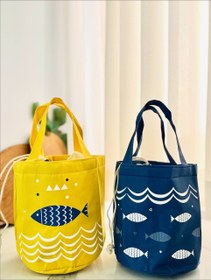 تصویر "کیف غذا در بند دار طرح ماهی" 