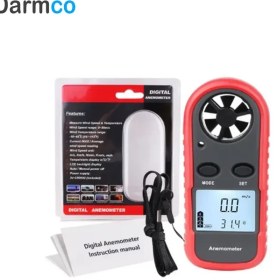 تصویر بادسنج دیجیتال وینتکت مدل WT816 Wintact digital anemometer model WT816