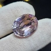 تصویر نگین سنگ آمیترین معدنی وزن ۱۸/۲ قیراط تراش تایلندی کد 31094 