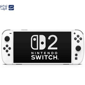 تصویر کنسول نینتندو سوییچ 2 سفید Nintendo switch 2 Console - White