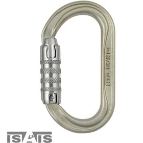 تصویر کارابین اتومات بیضی فولادی اوکسان پتزل PETZL OXAN TL 