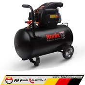 تصویر کمپرسور باد رونیکس مدل RC-8010 روغنی ظرفیت ۸۰ لیتر 