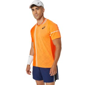 تصویر تی شرت تنیس مردانه اسیکس Asics Match Actibreeze SS TOP- نارنجی 